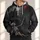 Seated Skeleton With Red Balloon for Spooky Halloween Night Gatherings All-over Print Hoodie (Lightweight) - 1
