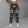 Black And White Daisy Blooms for Yoga Pilates and Everyday Casual Style for Women Leggings - 6