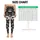 Black And White Daisy Blooms for Yoga Pilates and Everyday Casual Style for Women Leggings - 1
