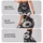 Black And White Daisy Blooms for Yoga Pilates and Everyday Casual Style for Women Leggings - 2