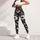 Black And White Daisy Blooms for Yoga Pilates and Everyday Casual Style for Women Leggings - 6