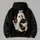 Ghost Hugging Black Cat with Coffee Mug for Cozy Halloween Nights and Fall Gatherings All-over Print Hoodie (Lightweight) - 5