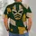Stitched Skull Mask Patchwork for Halloween Game Day Fans and Costume Enthusiasts All-over Print Unisex T-shirt - 6