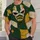 Stitched Skull Mask Patchwork for Halloween Game Day Fans and Costume Enthusiasts All-over Print Unisex T-shirt - 5