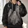 Three Ghosts Beneath a Crescent Moon for Halloween Nights and Cozy Autumn Evenings All-over Print Hoodie (Lightweight) - 2