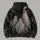 Three Ghosts Beneath a Crescent Moon for Halloween Nights and Cozy Autumn Evenings All-over Print Hoodie (Lightweight) - 5