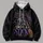 Witch Hat, Broom and Floral Moon Motifs for Halloween Gatherings and Cozy Autumn Nights All-over Print Hoodie (Lightweight) - 4