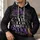 Witch Hat, Broom and Floral Moon Motifs for Halloween Gatherings and Cozy Autumn Nights All-over Print Hoodie (Lightweight) - 6