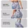 Blue Delft Botanical Florals for Yoga, Pilates, and Everyday Outings Leggings - 8