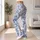 Blue Delft Botanical Florals for Yoga, Pilates, and Everyday Outings Leggings - 11