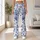 Blue Delft Botanical Florals for Yoga, Pilates, and Everyday Outings Leggings - 10