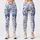 Blue Delft Botanical Florals for Yoga, Pilates, and Everyday Outings Leggings - 1
