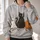 Ghost Cat and Pumpkin Halloween Artwork for Cozy Autumn Celebrations and Parties All-over Print Hoodie (Lightweight) - 2