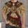 Pirate Skull Compass Treasure Map for Costume Parties and Themed Events All-over Print Unisex T-shirt - 4