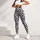 Black Gray Leopard Spots for Yoga, Pilates, and Everyday City Style Leggings - 5
