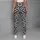 Black Gray Leopard Spots for Yoga, Pilates, and Everyday City Style Leggings - 6