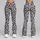 Black Gray Leopard Spots for Yoga, Pilates, and Everyday City Style Leggings - 9