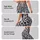 Black Gray Leopard Spots for Yoga, Pilates, and Everyday City Style Leggings - 2
