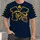 Vintage Football Shamrock Emblem for Game Day Tailgates and Irish Sports Fans All-over Print Unisex T-shirt - 4