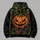 Double Black Cats and Jack-O'-Lantern for Spooky Halloween Nights and Fall Gatherings All-over Print Hoodie (Lightweight) - 5
