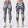 Blue And Ivory Watercolor Florals For Yoga, Pilates And Everyday Errands With Calm Elegance Leggings - 1