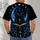 Mystical Black Cat Moon Phases for Celestial Night Lovers and Witchy Style All-over Print Unisex T-shirt - 6