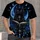 Mystical Black Cat Moon Phases for Celestial Night Lovers and Witchy Style All-over Print Unisex T-shirt - 4