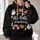 Cute Halloween Ghosts, Pumpkins and Candy Corn for Cozy Autumn Seasonal Style All-over Print Hoodie (Lightweight) - 2