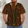 Autumn Maple Leaf Pumpkin Faux Suit for Thanksgiving Gatherings and Fall Celebrations All-over Print Unisex T-shirt - 4