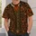Autumn Maple Leaf Pumpkin Faux Suit for Thanksgiving Gatherings and Fall Celebrations All-over Print Unisex T-shirt - 6