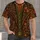 Autumn Maple Leaf Pumpkin Faux Suit for Thanksgiving Gatherings and Fall Celebrations All-over Print Unisex T-shirt - 4