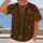 Autumn Maple Leaf Pumpkin Faux Suit for Thanksgiving Gatherings and Fall Celebrations All-over Print Unisex T-shirt - 2