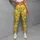 Small White Daisies On Yellow For Yoga Pilates And Everyday Spring Style Leggings - 5