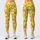 Small White Daisies On Yellow For Yoga Pilates And Everyday Spring Style Leggings - 3