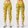 Small White Daisies On Yellow For Yoga Pilates And Everyday Spring Style Leggings - 1