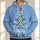 Ribbon Christmas Tree With Star for Cozy Holiday Celebrations and Festive Winter Gatherings All-over Print Hoodie (Lightweight) - 1