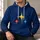 Bold Three Color Star Motif for Outdoor Training and Everyday Casual Wear for Men All-over Print Hoodie (Lightweight) - 6