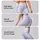 Pastel Blue and Blush Pink Tartan Checks for Yoga, Pilates and Everyday Casual Style Leggings - 8