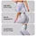 Pastel Blue and Blush Pink Tartan Checks for Yoga, Pilates and Everyday Casual Style Leggings - 2