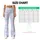 Pastel Blue and Blush Pink Tartan Checks for Yoga, Pilates and Everyday Casual Style Leggings - 7