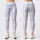 Pastel Blue and Blush Pink Tartan Checks for Yoga, Pilates and Everyday Casual Style Leggings - 1