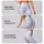 Pastel Blue and Blush Pink Tartan Checks for Yoga, Pilates and Everyday Casual Style Leggings - 2