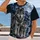 Moonlit Wolves in a Snowy Forest for Outdoor Adventure and Nature Lovers All-over Print Unisex T-shirt - 2