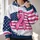 Pink Ribbon Heart And Star Motifs For Awareness Events And Everyday Support All-over Print Hoodie (Lightweight) - 2