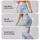 Soft Blue Diamond Floral Checks for Yoga, Pilates and Stylish Casual Weekend Outings Leggings - 2