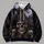 Gothic Skull Witch Hat and Moonlit Bats for Halloween Nights, Dark Fantasy Fans All-over Print Hoodie (Lightweight) - 4