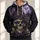 Gothic Skull Witch Hat and Moonlit Bats for Halloween Nights, Dark Fantasy Fans All-over Print Hoodie (Lightweight) - 1