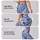 Blue And White Paisley Motifs For Yoga, Pilates, Travel And Everyday Casual Wear Leggings - 2