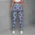 Blue And White Paisley Motifs For Yoga, Pilates, Travel And Everyday Casual Wear Leggings - 4