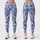 Blue And White Paisley Motifs For Yoga, Pilates, Travel And Everyday Casual Wear Leggings - 1